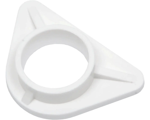 Rosette en plastique pour tuyaux de chauffage