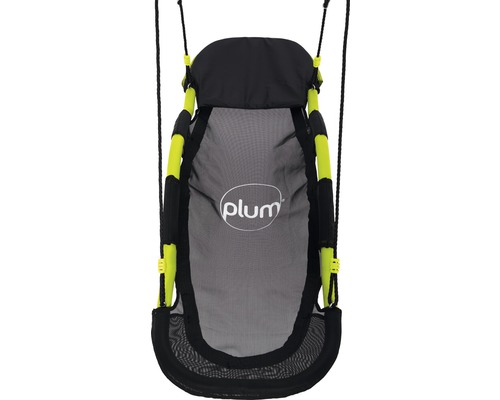 Plum Logo Kinderschaukel mit Netzbespannung und gepolsterten Seitenteilen