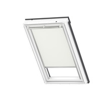 VELUX Verdunkelungsrollo uni beige manuell Rahmen aluminium DKL S04 1085S