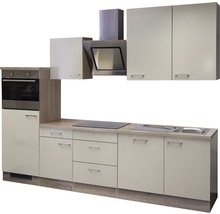 Cuisine complète Flex Well avec appareils Nepal 280 cm cachemire brillant démontée variante réversible 00011581