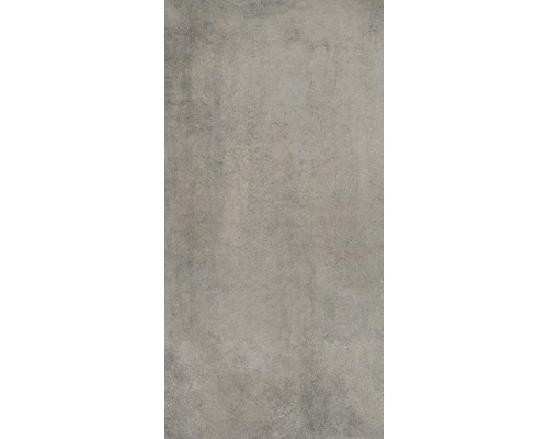 FLAIRSTONE Feinsteinzeug Terrassenplatte Cemento Lumino hellgrau rektifizierte Kante 80 cm x 40 cm x 3 cm Graue Fliese mit Zementoptik