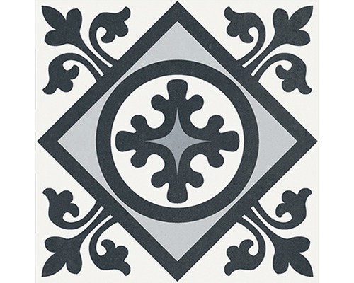 Dekorative Bodenfliese mit Muster