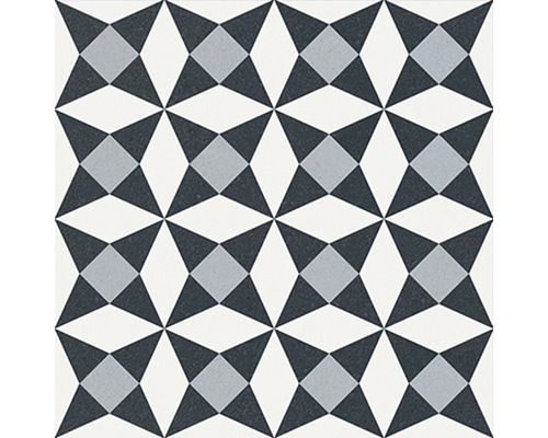 Fliesenmuster mit geometrischem Stern- und Rautenmuster