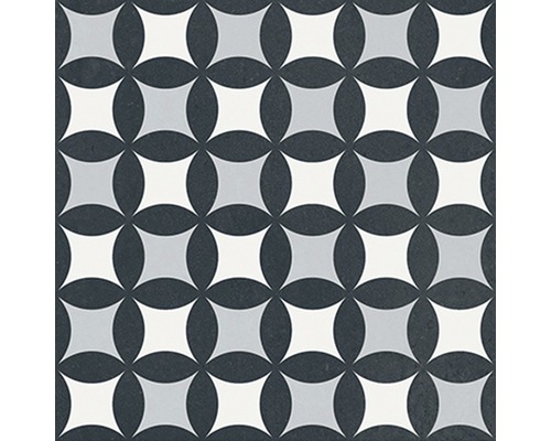 Fliesenmuster mit floralem Design für Boden und Wand