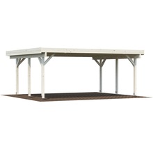 Carport double Palmako Robert 20,6 m² 600x512 cm naturel