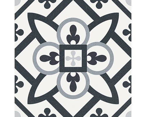 Dekorfliese mit geometrischem Muster