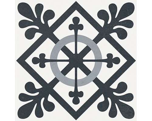 Dekorative Fliese mit floralem Muster