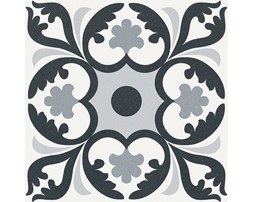 Dekorfliese mit Ornamentmuster