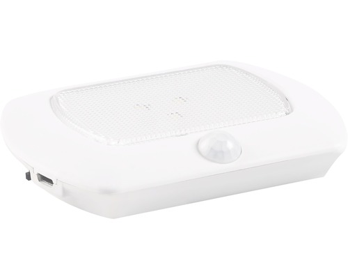 Lampe LED Mobina capteur 0,6W 50 lm 4000 K blanc neutre fonctionnement sur batterie Lampe à pile LED blanche avec détecteur de mouvement