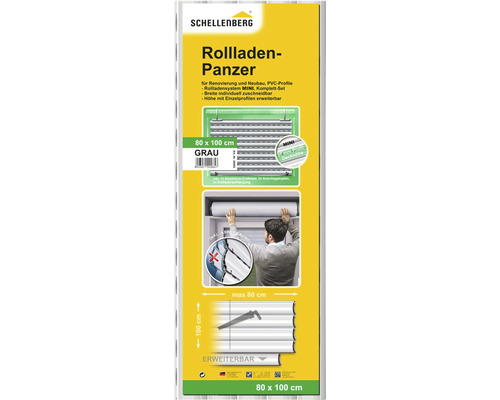 Schellenberg Rollladenpanzer zur Renovierung und zum Neubau, inklusive Rollladensystem Mini