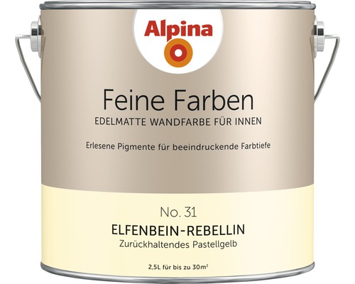 Alpina Feine Farben konservierungsmittelfrei Elfenbein-Rebellin 2,5 l-0