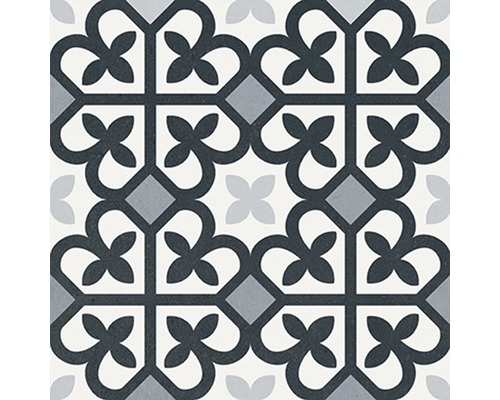 Dekorative Fliese mit floralem Muster für den Innenbereich