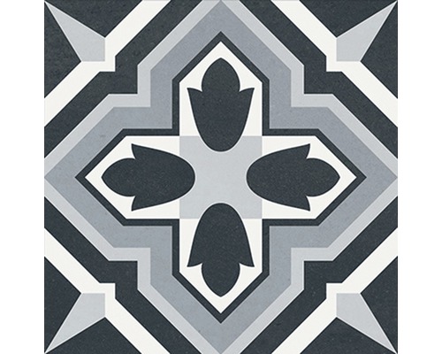 Dekorative Fliese mit geometrischem Muster