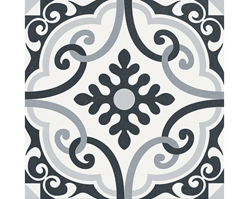 Dekorative Fliese mit Ornamentmuster