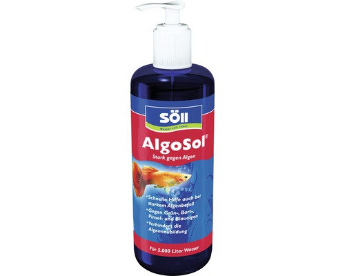 Algenvernichter Söll AlgoSol Aquaristik 500 ml