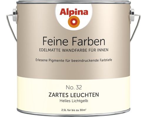 Alpina Feine Farben sans conservateur Zartes Leuchten 2,5 L