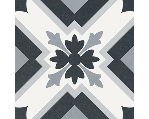 Dekorfliese mit Ornamentmuster