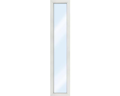 Fenêtre fixe en plastique verre de sécurité trempé ARON Basic blanc 400x1600 mm (non ouvrable)