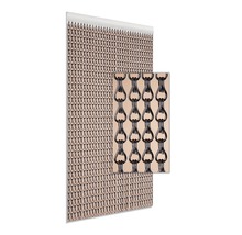Türvorhang Alu anthrazit 90x210 cm
