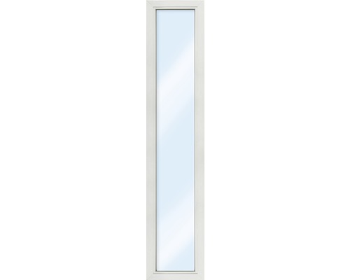 Fenêtre fixe en plastique verre de sécurité trempé ARON Basic blanc 400x1800 mm (non ouvrable)-0