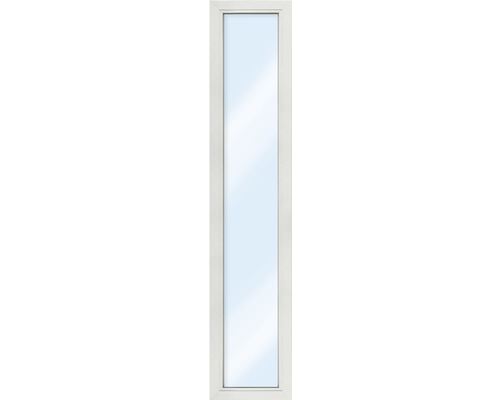 Fenêtre fixe en plastique verre de sécurité trempé ARON Basic blanc 400x2000 mm (non ouvrable)-0
