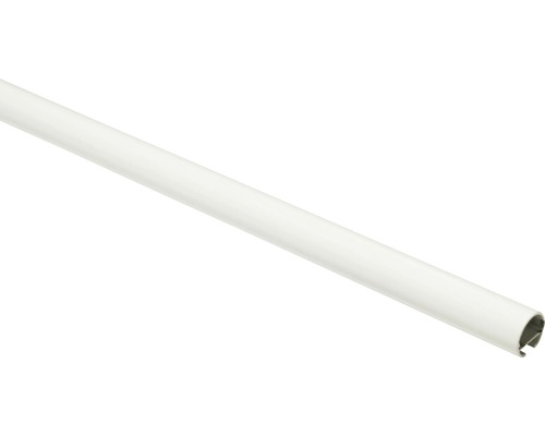 Tringle à rideau Chicago avec rail intérieur blanc Ø 20 mm 240 cm Glissière de guidage de volet roulant en plastique