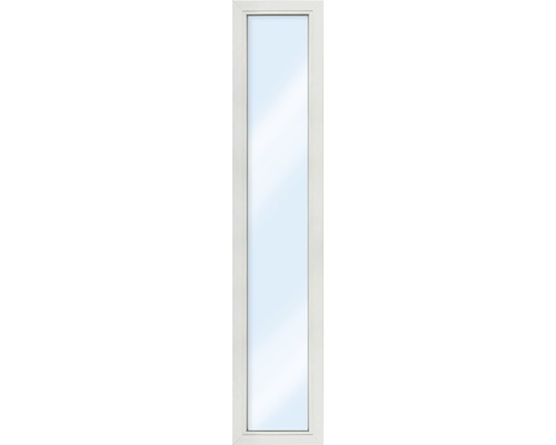 Fenêtre fixe en plastique verre de sécurité trempé ARON Basic blanc 500x1700 mm (non ouvrable)