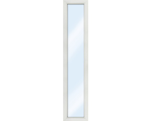 Fenêtre fixe en plastique verre de sécurité trempé ARON Basic blanc 500x2100 mm (non ouvrable)