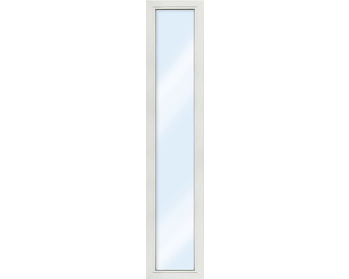 Fenêtre fixe en plastique verre de sécurité trempé ARON Basic blanc 600x2000 mm (non ouvrable)