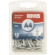 Novus Blindnieten Aluminium Ø 4x12 mm 70er Pack-thumb-0