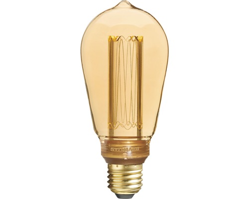 Ampoule LED ST64 E27/2,5W doré 125 lm 2000 K blanc chaud 820 Mirage