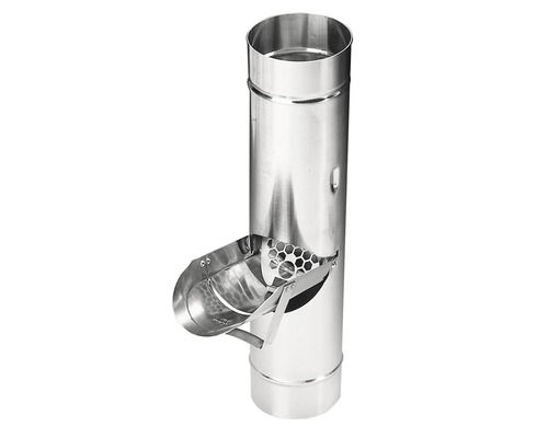 Récupérateur d'eau de pluie avec tamis Zambelli zinc-titane Ø 80 mm Clapet de tuyau de descente en acier inoxydable avec tamis