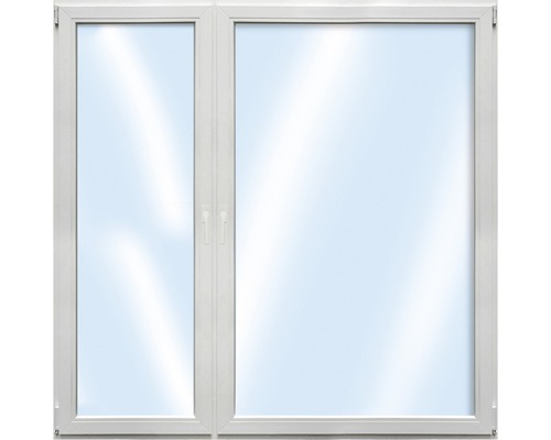 Kunststofffenster 2-flg.ESG ARON Basic weiß 1200x1600 mm (1/3-2/3)
