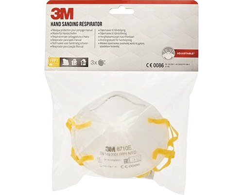 3M Masque de ponçage manuel, lot de 3
