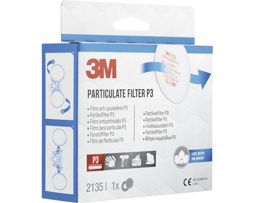 Filtre à particules 3M P3 en carton