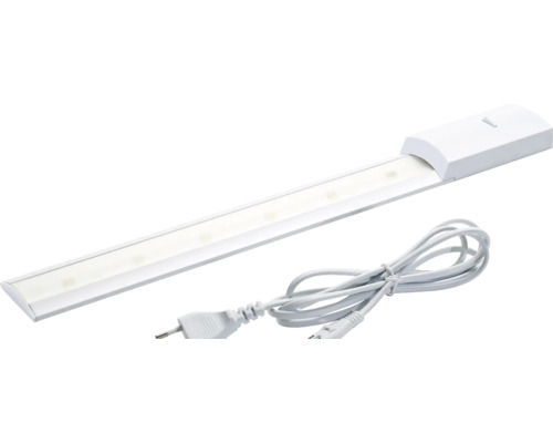 Éclairage sous meuble cuisine en plastique blanc, Sarila, 1W, 3000K LED,  avec interrupteur