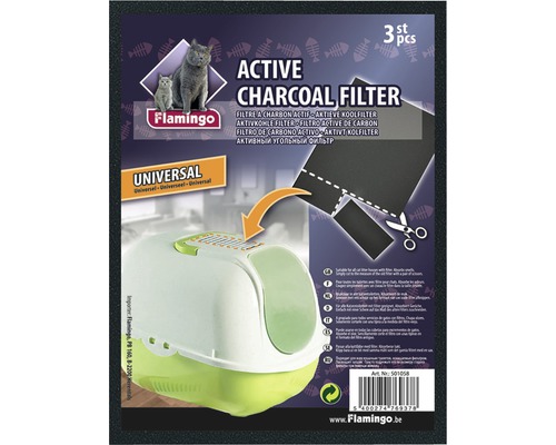 Filtre universel à litière pour chat Karlie, 3 filtres-0