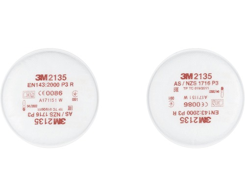 Deux filtres à particules 3M 2135 P3R