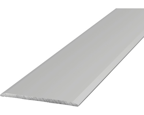 Barre de seuil aluminium argenté autocollant 40 x 1000 x 2 mm