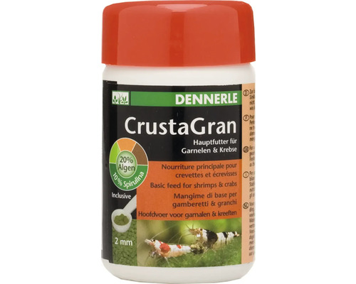 Dennerle CrustaGran, nourriture principal crevettes 51 g Dennerle CrustaGran, nourriture principal crevettes 51 g