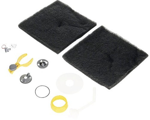 Kit de pièces de rechange pour filtre de bassin avec masses filtrantes et petites pièces