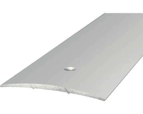 Barre de seuil aluminium argent perforé 60 x 1000 mm