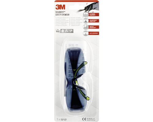 3M SecureFit Schutzbrille in Verpackung