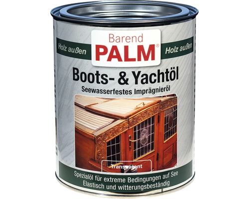Huile pour bateaux huile pour yachts Barend PALM 750 ml Huile pour bateaux et yachts Barend Palm pour l''extérieur