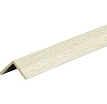 Eckprofil aus Kunststoff mit Holzoptik