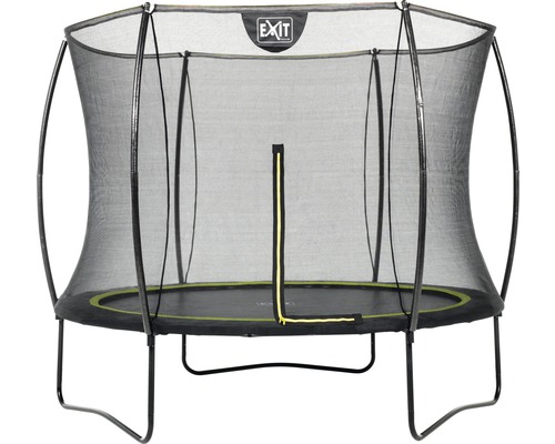 Trampolin EXIT Silhouette mit Sicherheitsnetz Ø 305 cm schwarz