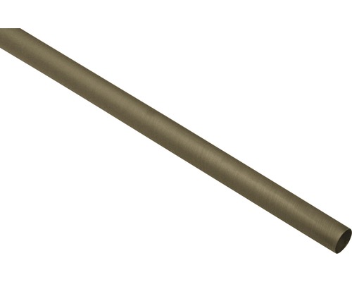 Tringle à rideaux Kira Ø cappuccino 19 mm 240 cm Tube métallique