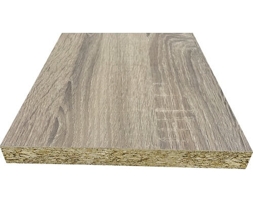Panneau de particules avec structure en bois