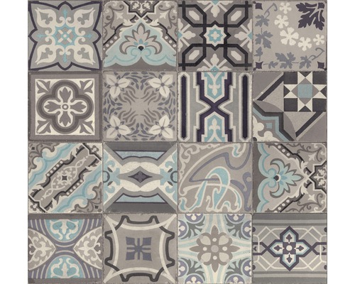Motifs de carreaux avec différents designs vintage
