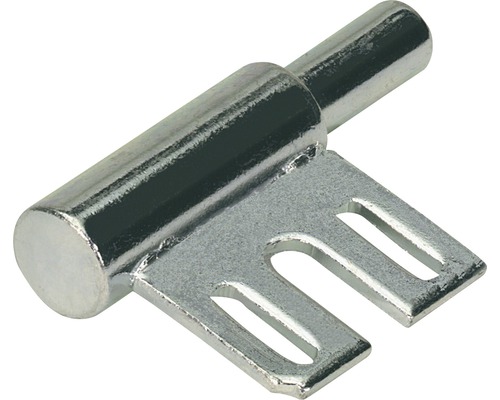 Partie inférieure de cadre zinguée pour huisserie en acier 15 mm, 2 pièces